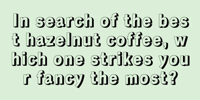 In search of the best hazelnut coffee, which one strikes your fancy the most?