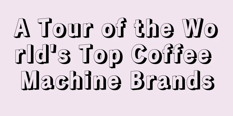 A Tour of the World's Top Coffee Machine Brands