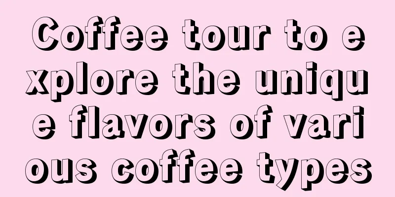 Coffee tour to explore the unique flavors of various coffee types