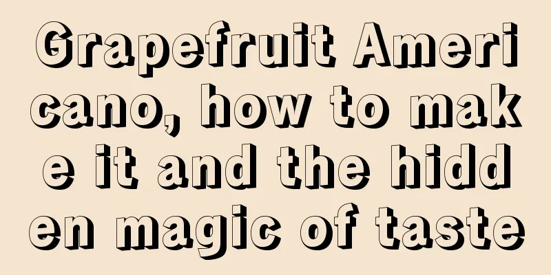 Grapefruit Americano, how to make it and the hidden magic of taste