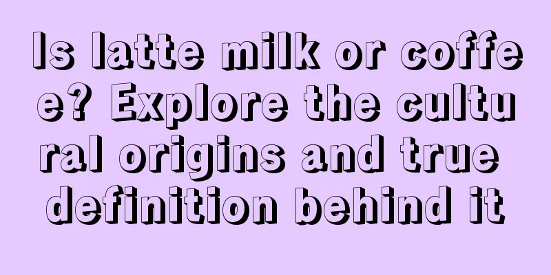 Is latte milk or coffee? Explore the cultural origins and true definition behind it