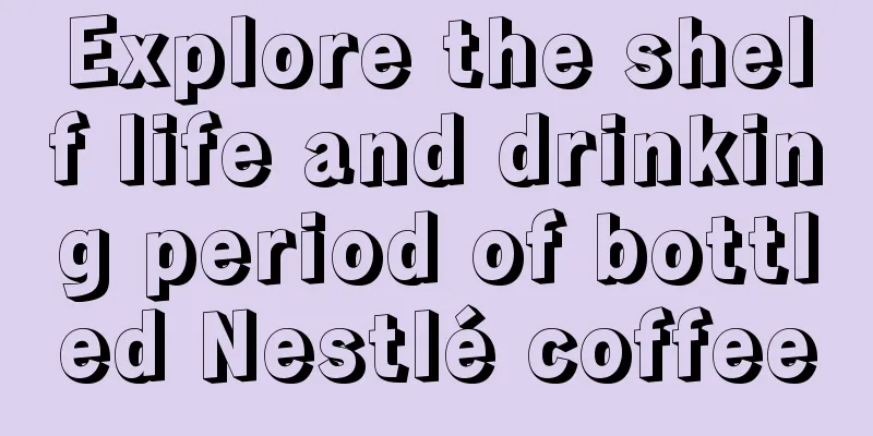 Explore the shelf life and drinking period of bottled Nestlé coffee