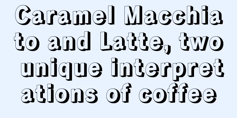 Caramel Macchiato and Latte, two unique interpretations of coffee