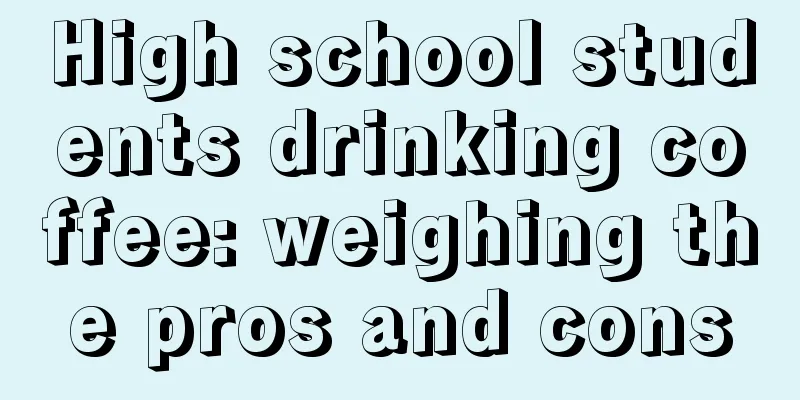 High school students drinking coffee: weighing the pros and cons