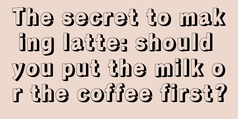 The secret to making latte: should you put the milk or the coffee first?