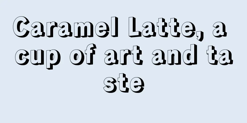 Caramel Latte, a cup of art and taste