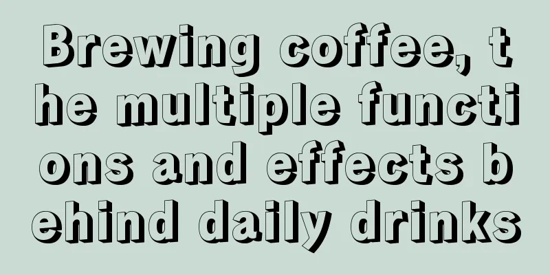 Brewing coffee, the multiple functions and effects behind daily drinks