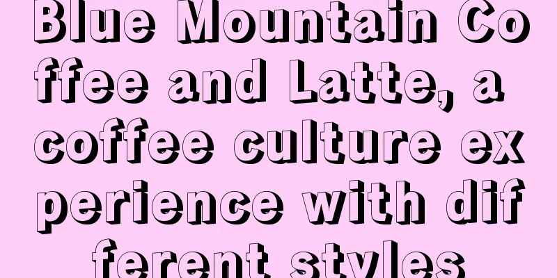 Blue Mountain Coffee and Latte, a coffee culture experience with different styles