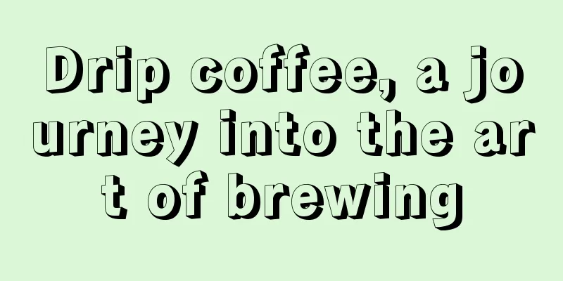 Drip coffee, a journey into the art of brewing