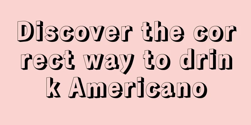 Discover the correct way to drink Americano