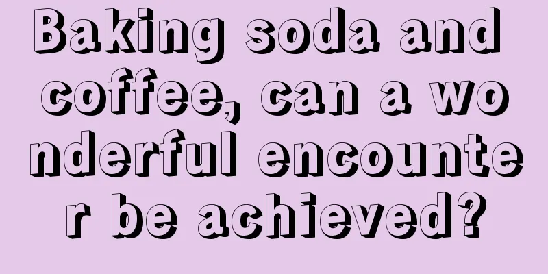 Baking soda and coffee, can a wonderful encounter be achieved?