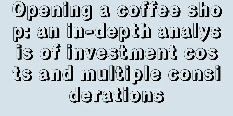 Opening a coffee shop: an in-depth analysis of investment costs and multiple considerations