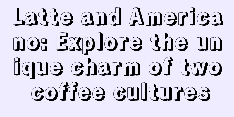 Latte and Americano: Explore the unique charm of two coffee cultures