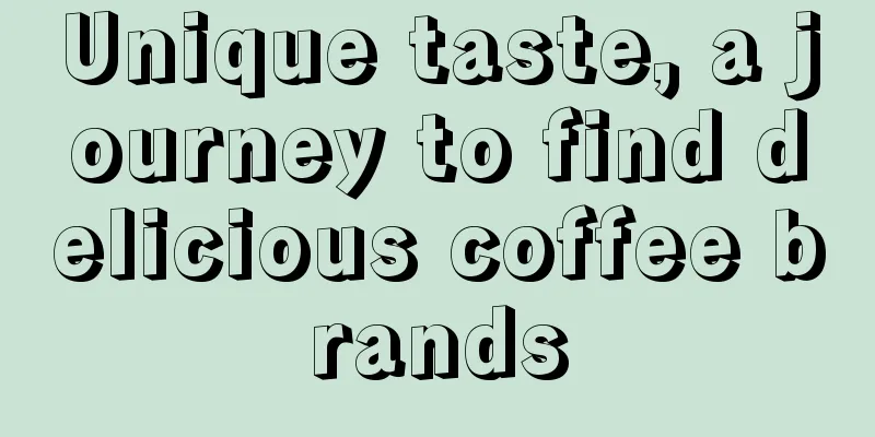 Unique taste, a journey to find delicious coffee brands