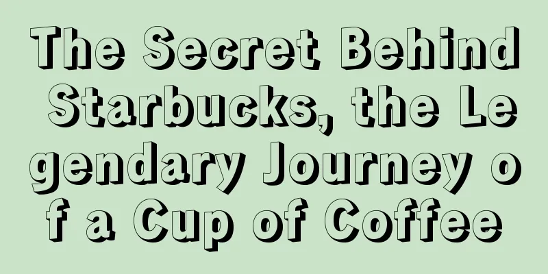 The Secret Behind Starbucks, the Legendary Journey of a Cup of Coffee