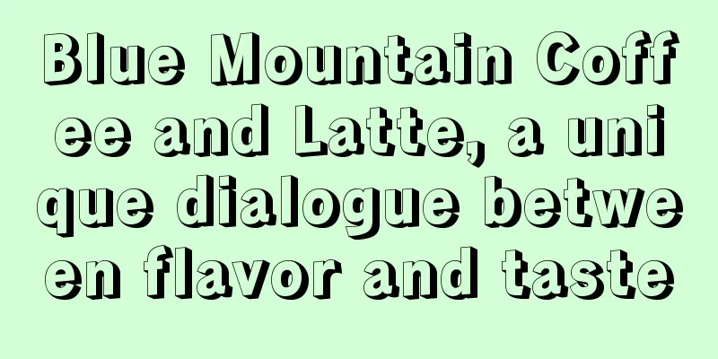 Blue Mountain Coffee and Latte, a unique dialogue between flavor and taste