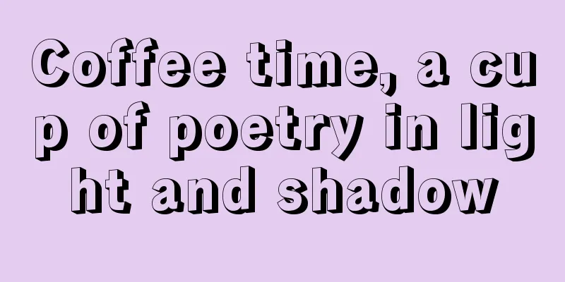 Coffee time, a cup of poetry in light and shadow