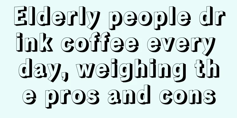 Elderly people drink coffee every day, weighing the pros and cons