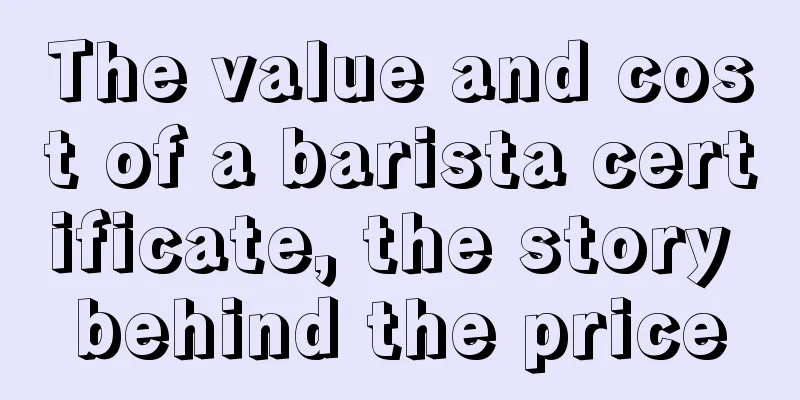 The value and cost of a barista certificate, the story behind the price