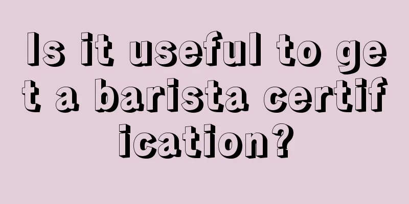 Is it useful to get a barista certification?