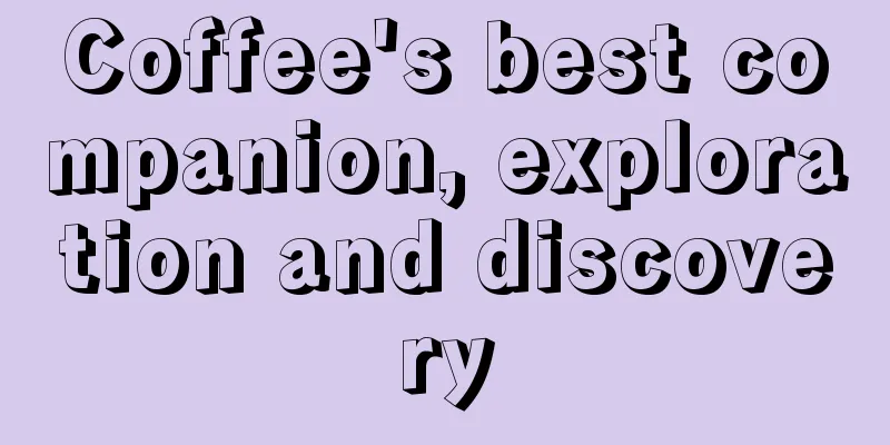 Coffee's best companion, exploration and discovery