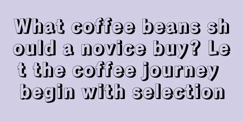 What coffee beans should a novice buy? Let the coffee journey begin with selection