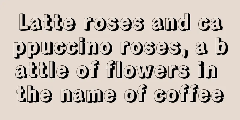 Latte roses and cappuccino roses, a battle of flowers in the name of coffee