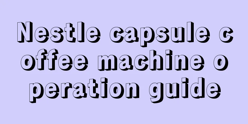 Nestle capsule coffee machine operation guide