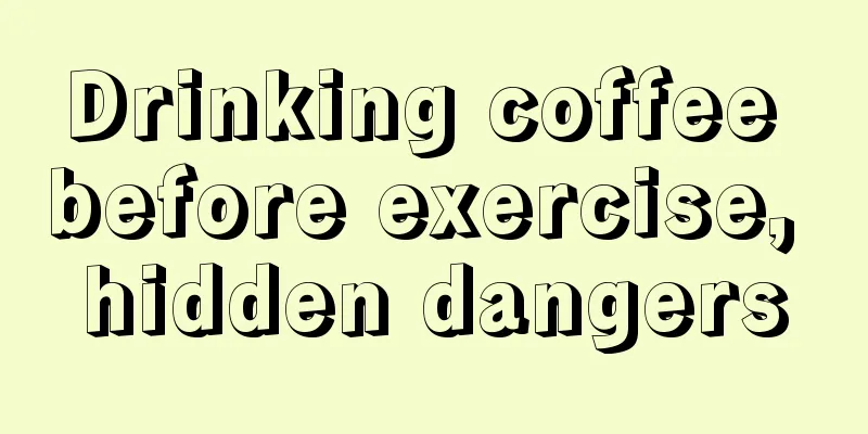 Drinking coffee before exercise, hidden dangers