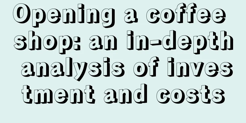 Opening a coffee shop: an in-depth analysis of investment and costs