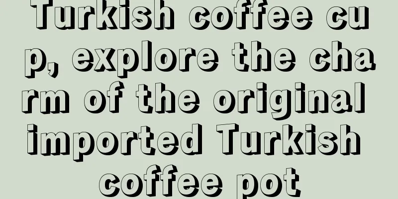 Turkish coffee cup, explore the charm of the original imported Turkish coffee pot