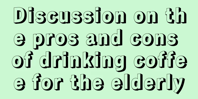 Discussion on the pros and cons of drinking coffee for the elderly