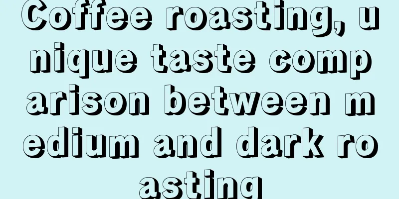 Coffee roasting, unique taste comparison between medium and dark roasting