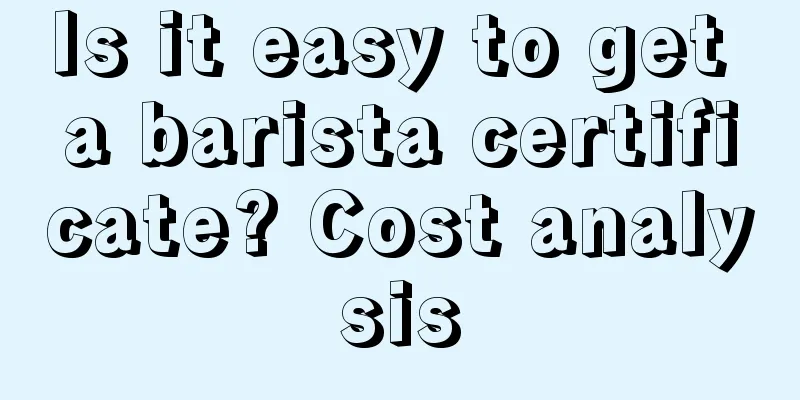 Is it easy to get a barista certificate? Cost analysis