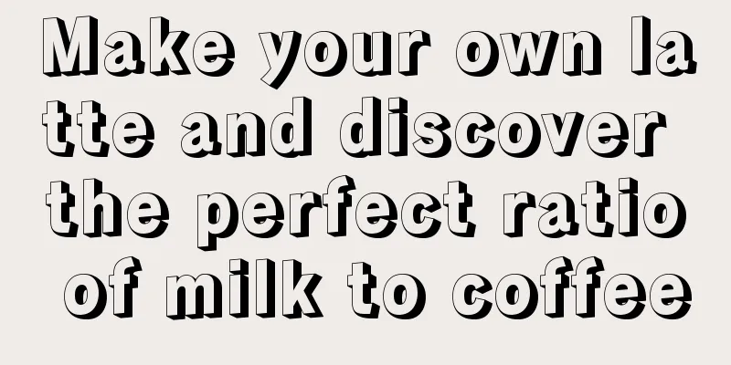 Make your own latte and discover the perfect ratio of milk to coffee