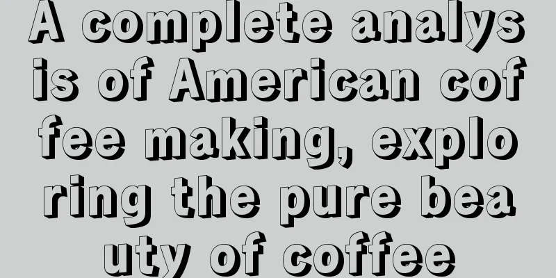 A complete analysis of American coffee making, exploring the pure beauty of coffee