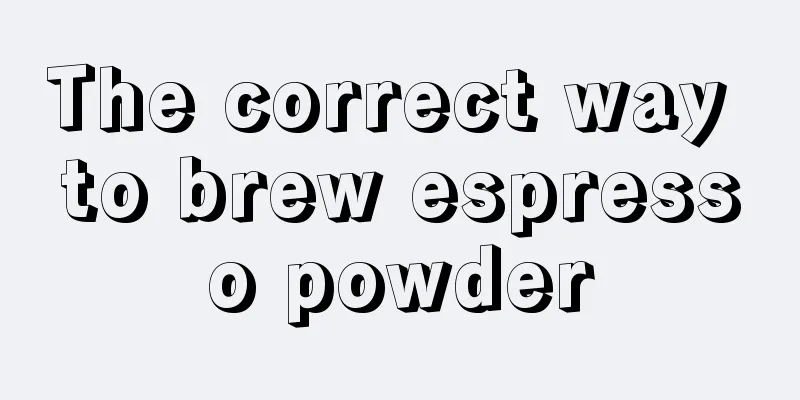 The correct way to brew espresso powder