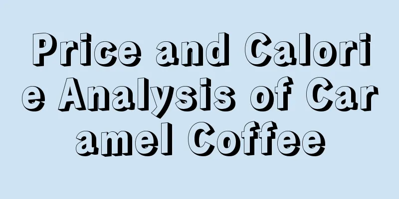 Price and Calorie Analysis of Caramel Coffee