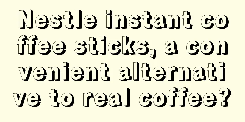 Nestle instant coffee sticks, a convenient alternative to real coffee?