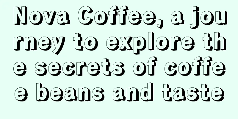 Nova Coffee, a journey to explore the secrets of coffee beans and taste