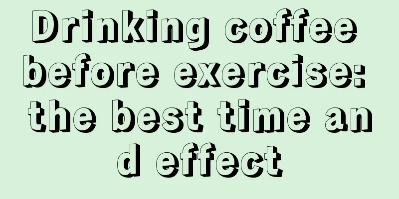 Drinking coffee before exercise: the best time and effect