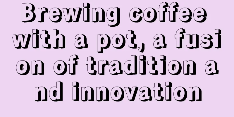 Brewing coffee with a pot, a fusion of tradition and innovation