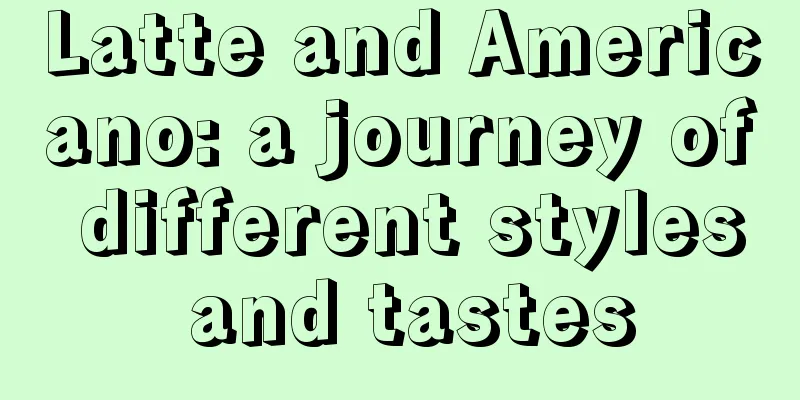 Latte and Americano: a journey of different styles and tastes