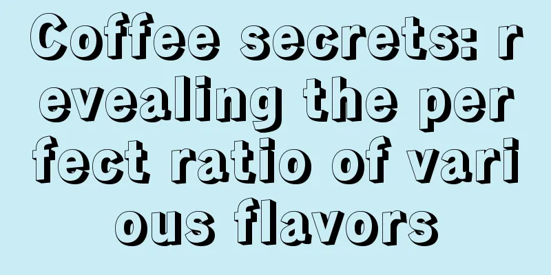 Coffee secrets: revealing the perfect ratio of various flavors