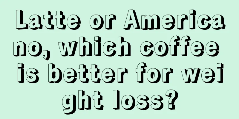 Latte or Americano, which coffee is better for weight loss?