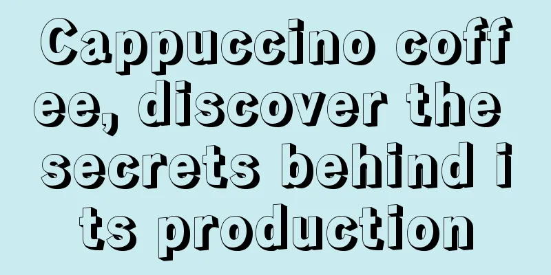 Cappuccino coffee, discover the secrets behind its production