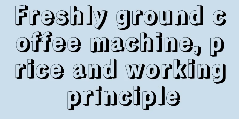 Freshly ground coffee machine, price and working principle