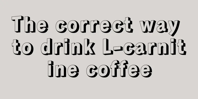 The correct way to drink L-carnitine coffee