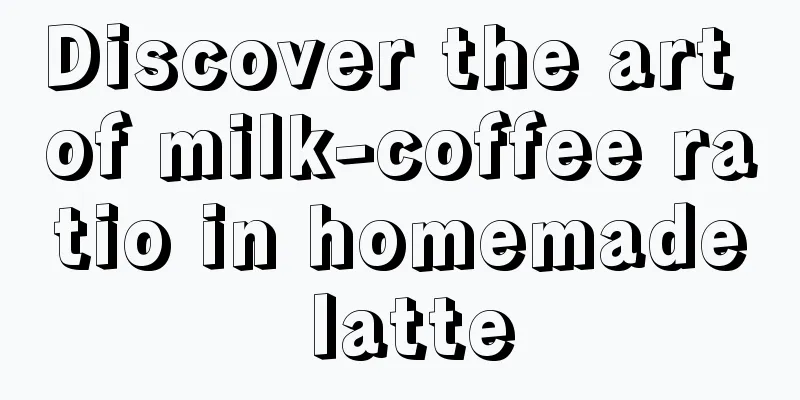 Discover the art of milk-coffee ratio in homemade latte