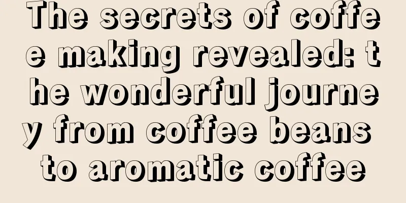 The secrets of coffee making revealed: the wonderful journey from coffee beans to aromatic coffee